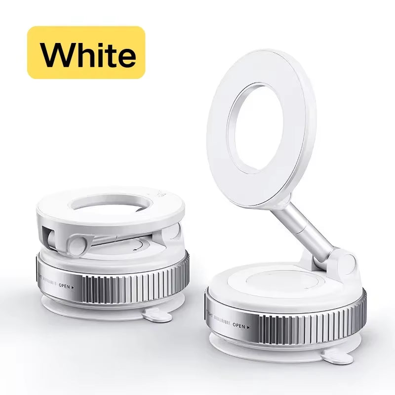 Experience Ultimate Convenience with the Foldable Magnetic Car Mount - Perfect for iPhone 12-16 Live Streaming!